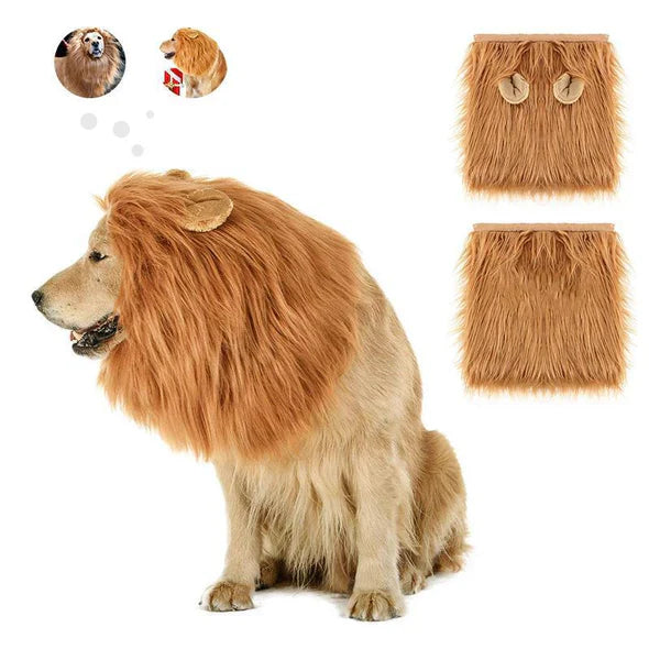 Lion's Mane Dog Costume