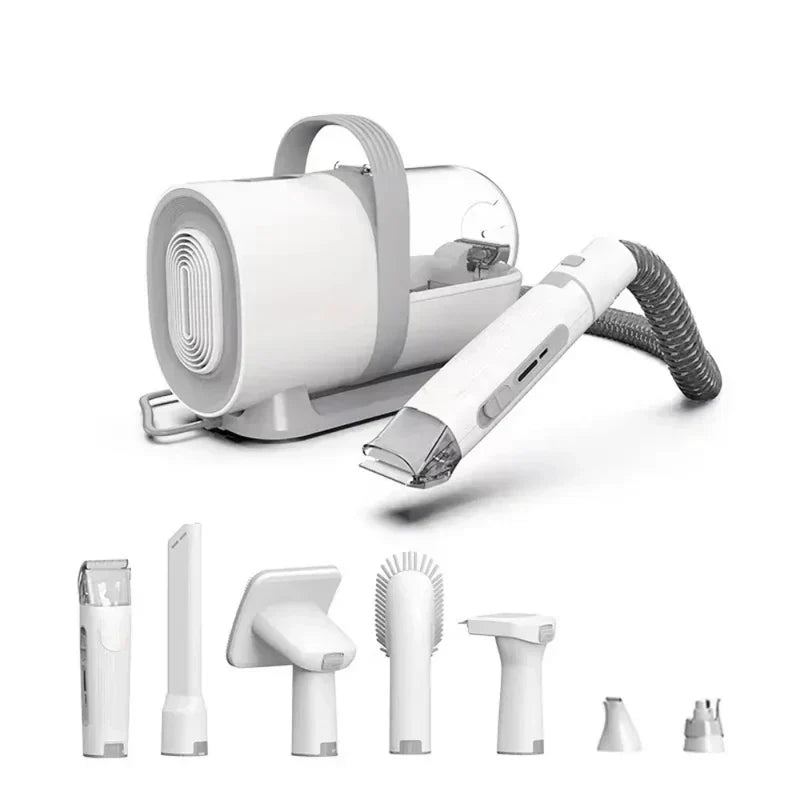 Hair Clippers For Dogs And Cats With Integrated Vacuum Cleaner