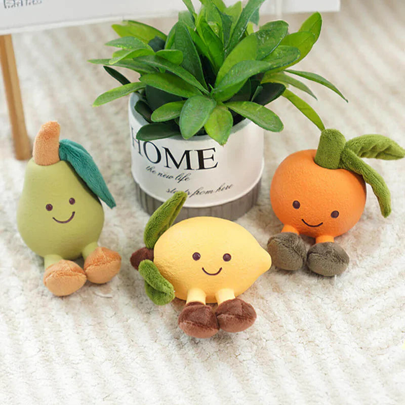 Fruity Dog Toy With Squeaker