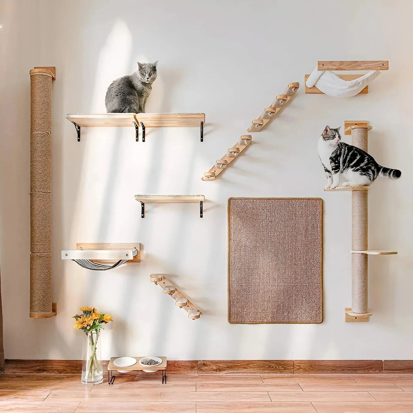 Customisable Cat Wall Scratching Post