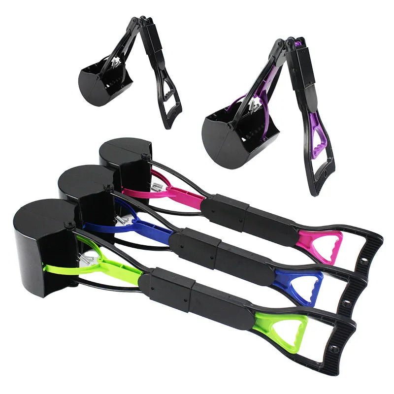 Dog Poo Bag Tongs - Practical Poo Grabber With Long Handle In Various Colours