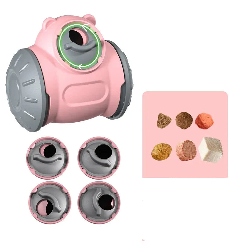 Dog Toy With Treat Dispenser - Interactive Chew Toy For Dogs