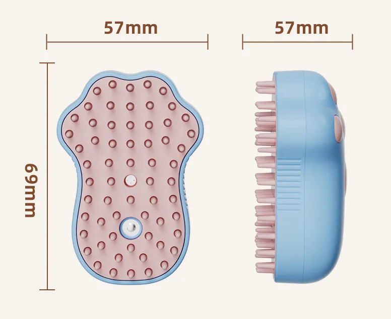 Electric Cat Brush With Massage Function For Gentle Coat Care