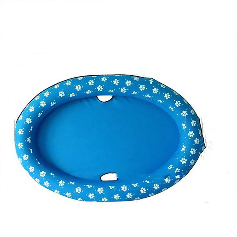 Dog Bathtub - Inflatable Dog Bathtub For Pets With Flower Pattern For Indoors And Outdoors