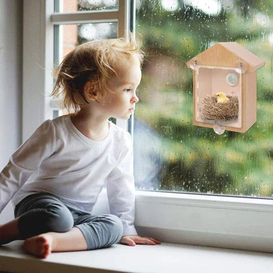 Window Birdhouse With Suction Cups