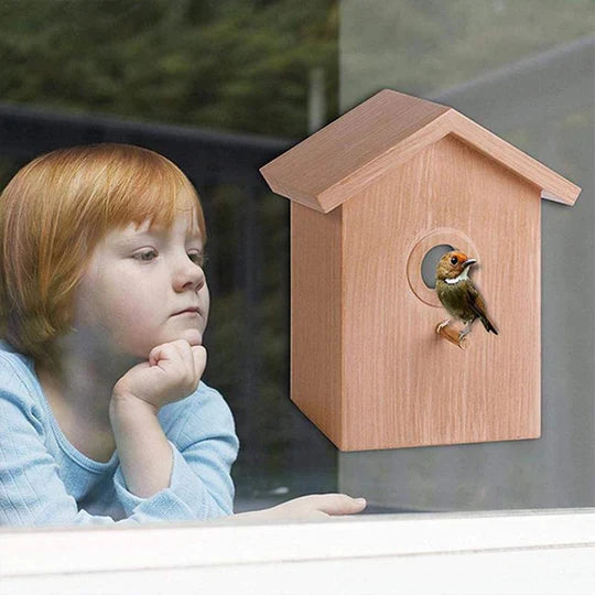 Window Birdhouse With Suction Cups