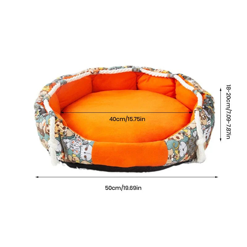 Durable Dog Bed With Pocket Function And Rope