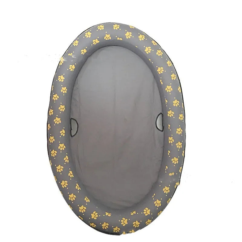 Dog Bathtub - Inflatable Dog Bathtub For Pets With Flower Pattern For Indoors And Outdoors