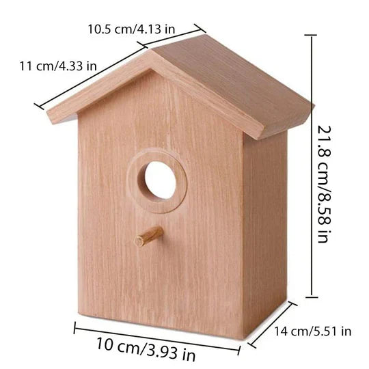 Window Birdhouse With Suction Cups