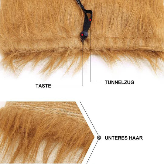 Lion's Mane Dog Costume