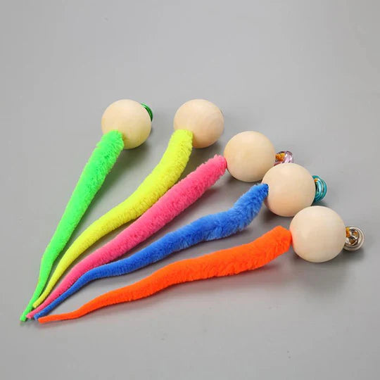Interactive Cat Toy With Bell And Wagging Tail