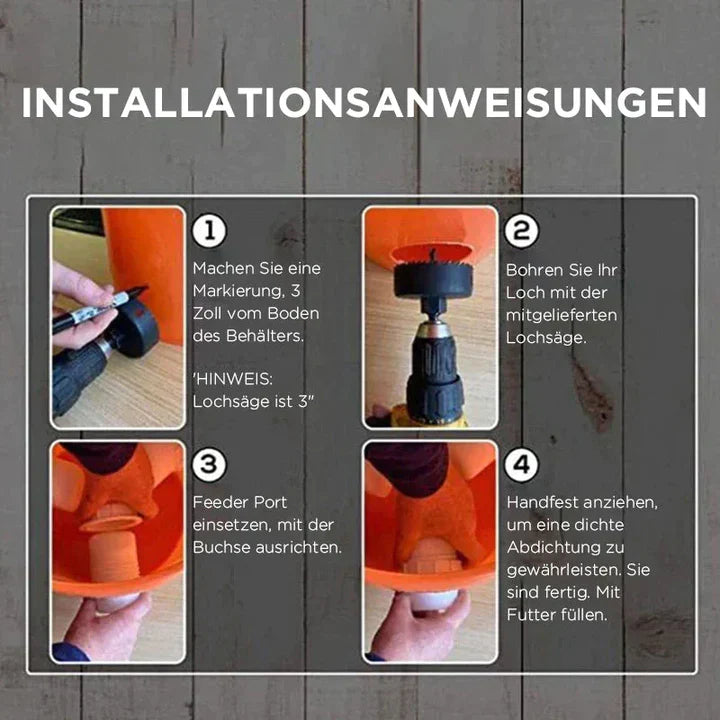 Self - Sufficient Chicken Feed System