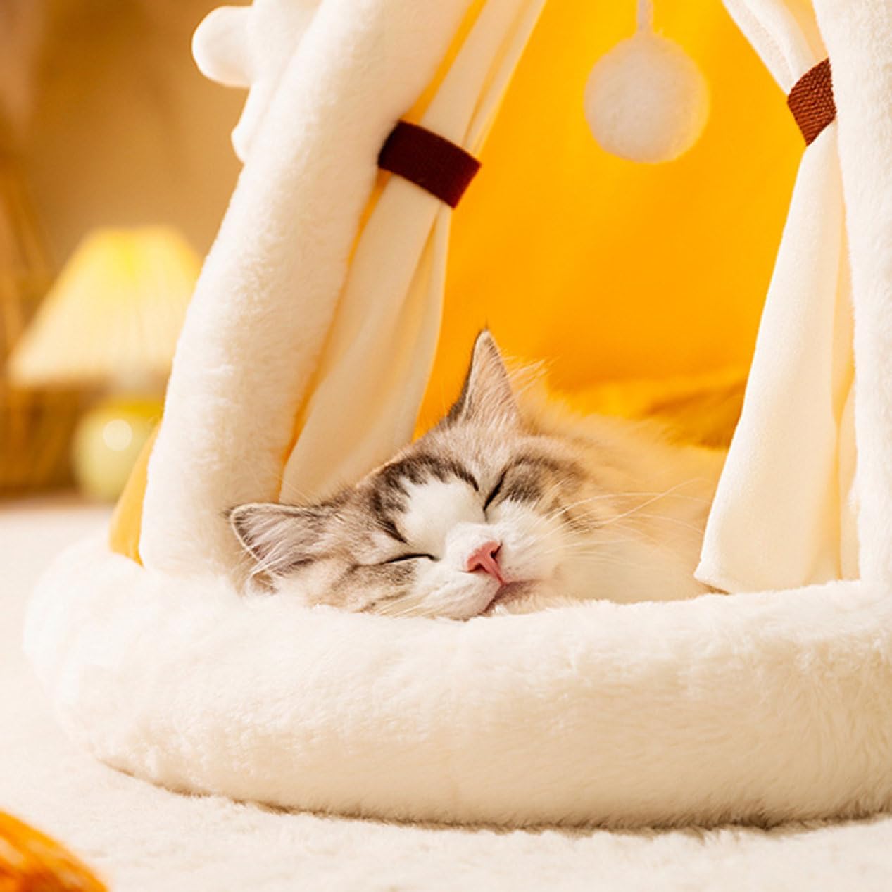 Cosy Plush Cat Tent