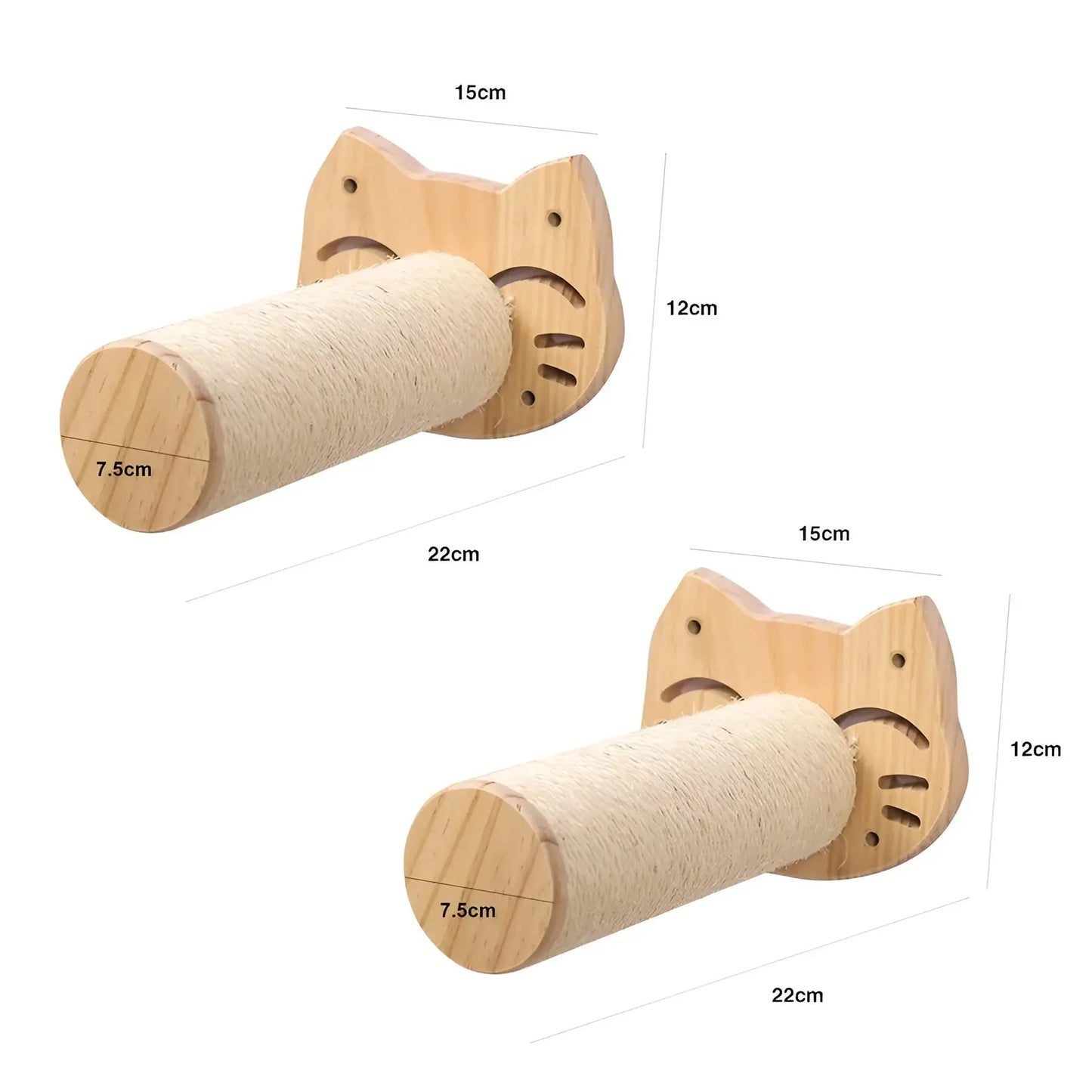 Customisable Cat Wall Scratching Post