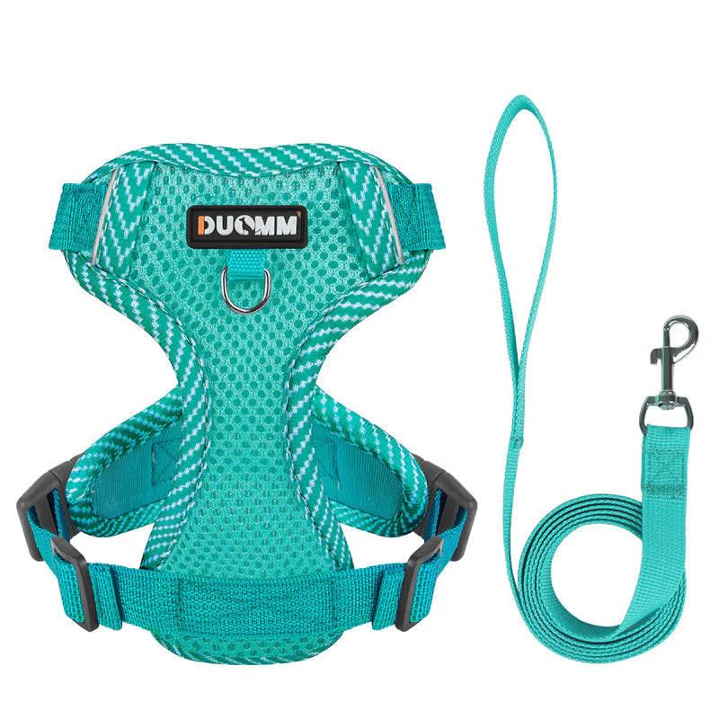 Reflective Dog Harness With Lead For Small Dogs