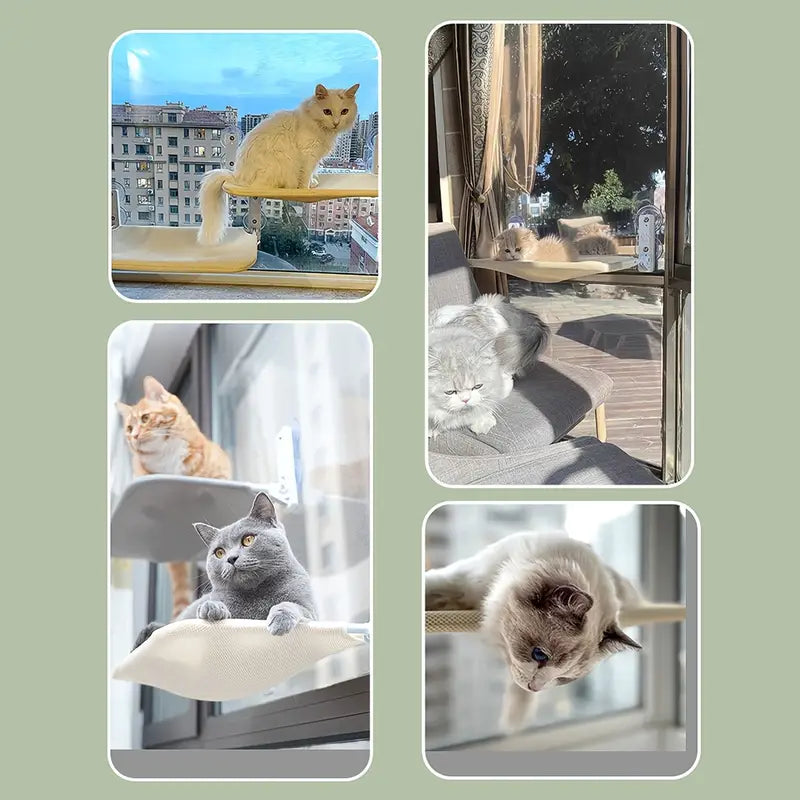 Folding Suction Cup Hammock For Cats
