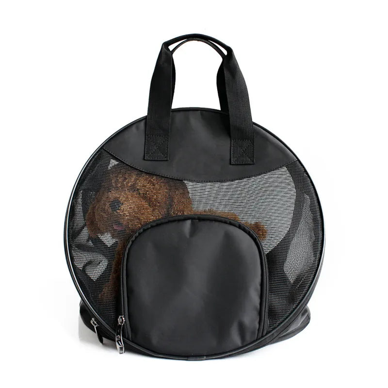 Foldable Pet Carrier Bag - Breathable Carrier Bag For Dogs Cats
