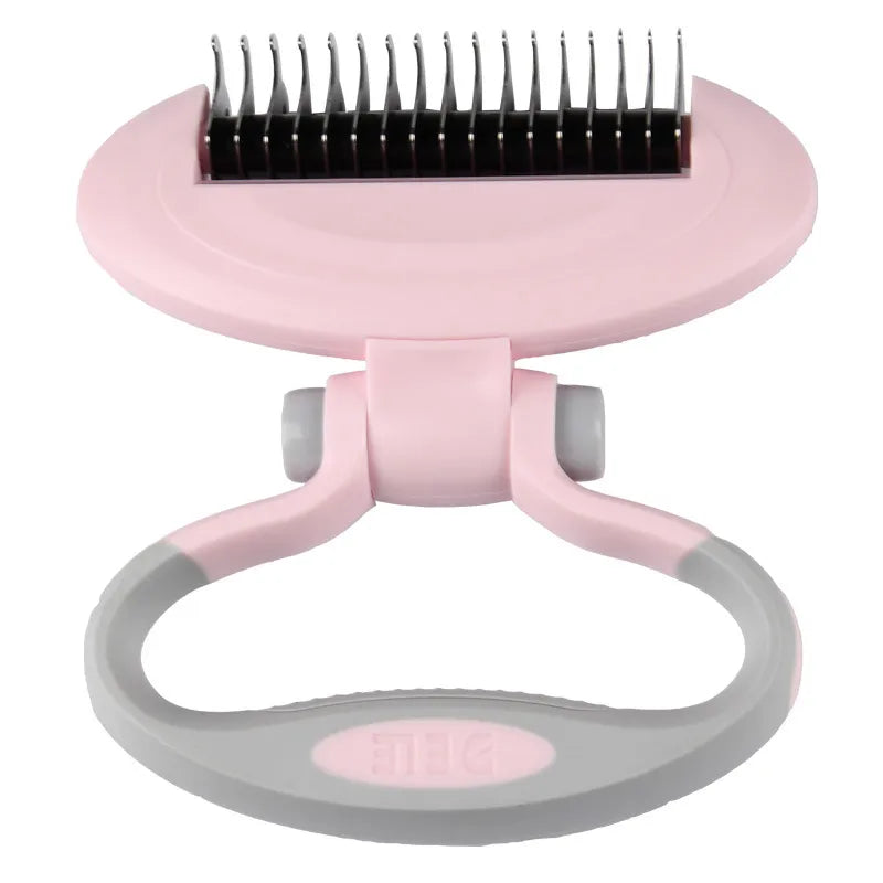 Ergonomic Pet De - Matting Brush With 360 ° Rotating Head For Gentle Coat Care