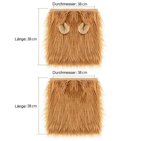 Lion's Mane Dog Costume