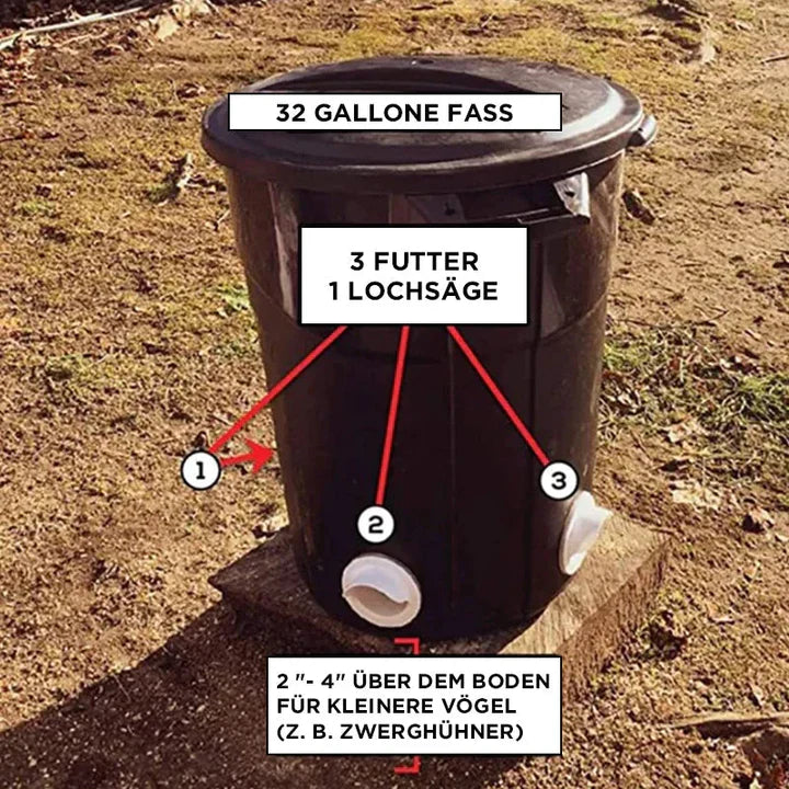 Self - Sufficient Chicken Feed System