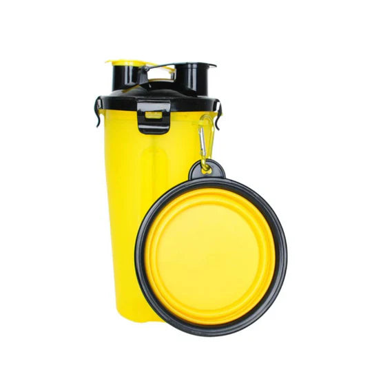 2 - In-1 Portable Water And Food Bottle For Pets