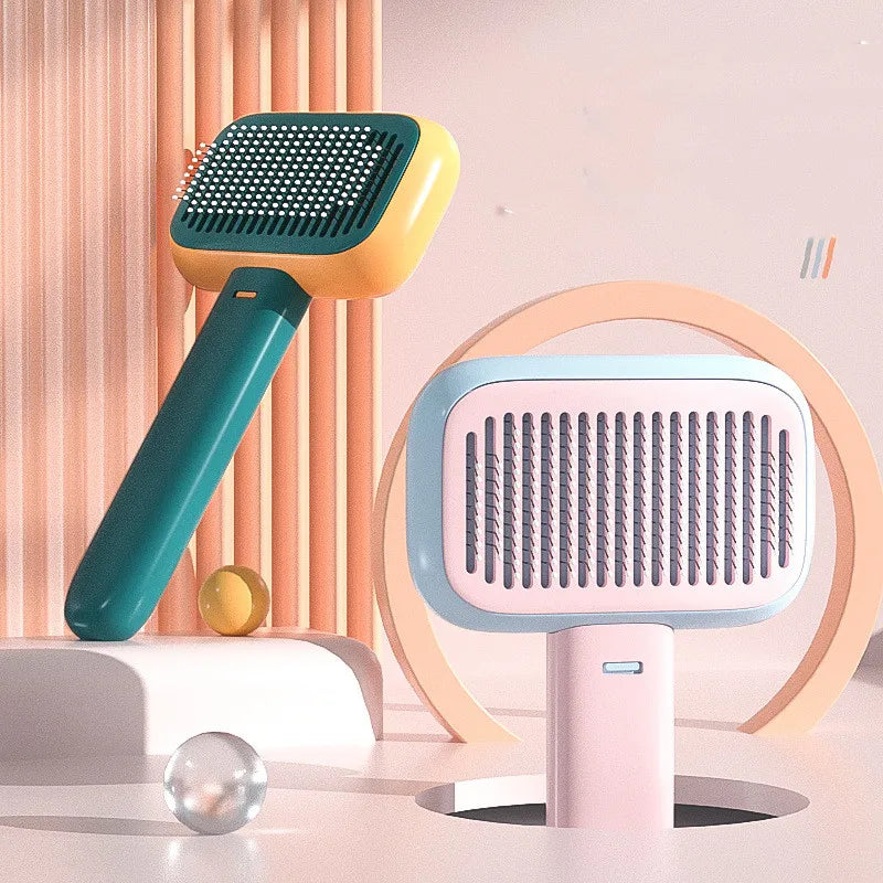 Hairbrush With Detangling Function - Innovative Design For Pain Relief And Quick Detangling