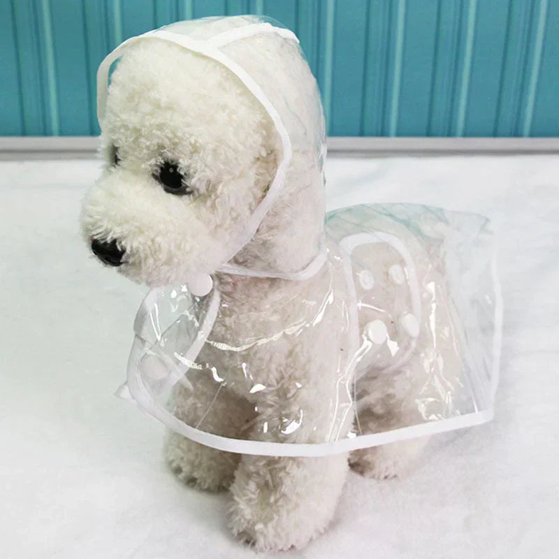 Transparent Waterproof Dog Rain Jacket