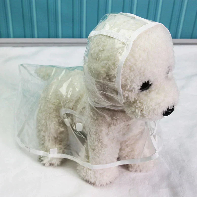 Transparent Waterproof Dog Rain Jacket