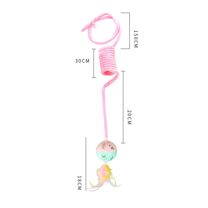 Interactive Elasticated Cat Toy