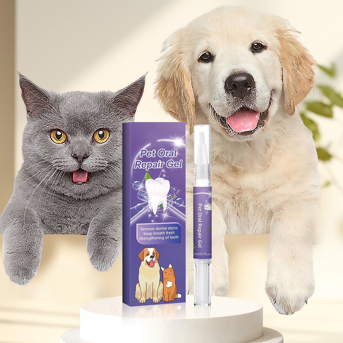 Pet Tooth Gel for Protection and Reconstruction 2 Pack