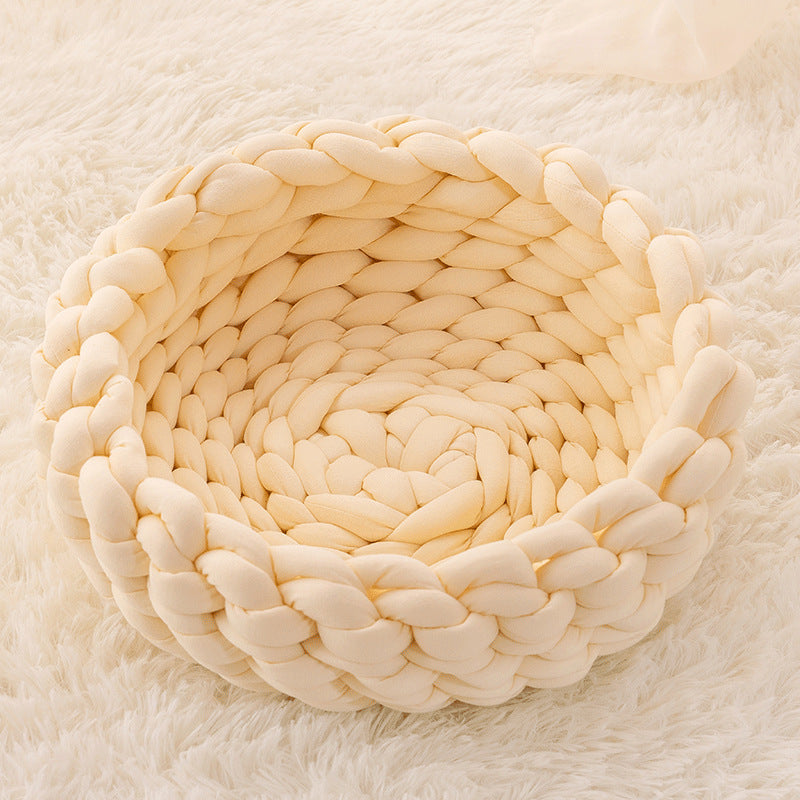 Hand - Woven Cat Basket