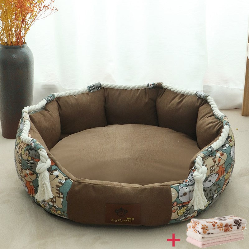 Durable Dog Bed With Pocket Function And Rope