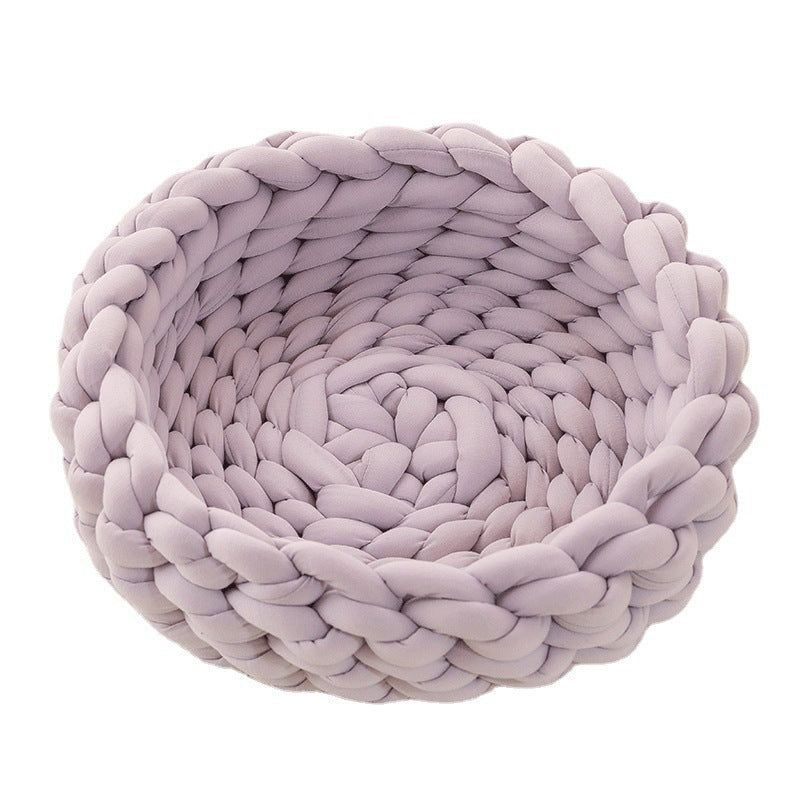 Hand - Woven Cat Basket
