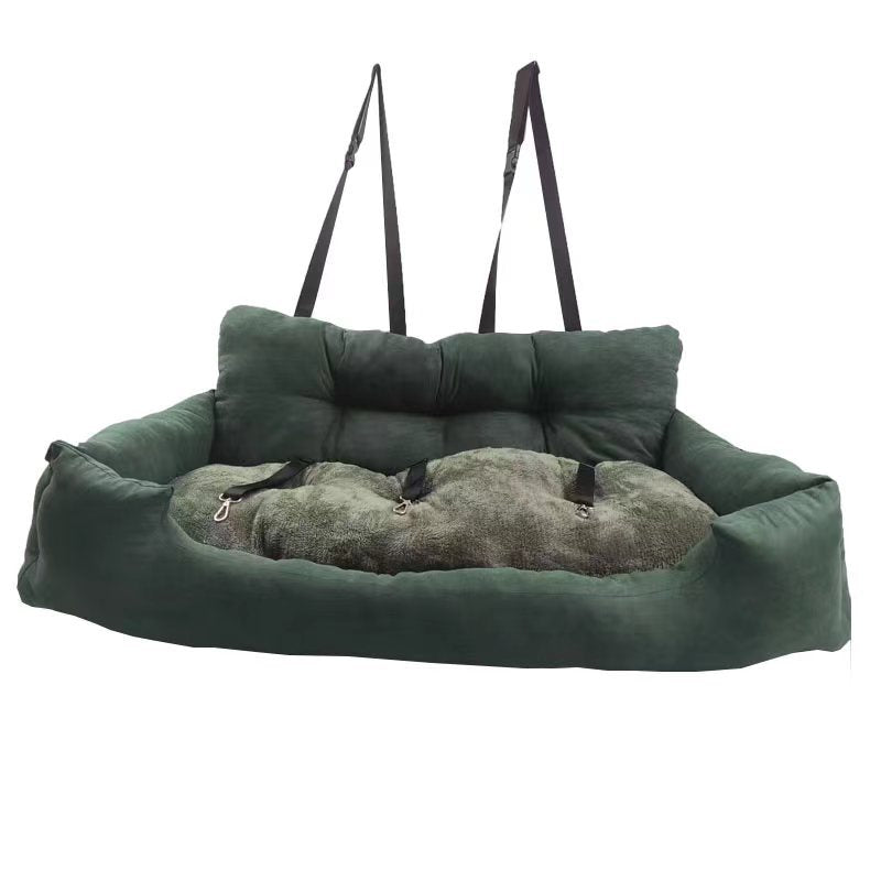 Pet Car Kennel Cross - Border Dog Safety Seat Large, Medium And Small Dog Kennel Cushion Travel Car Artefact Spot