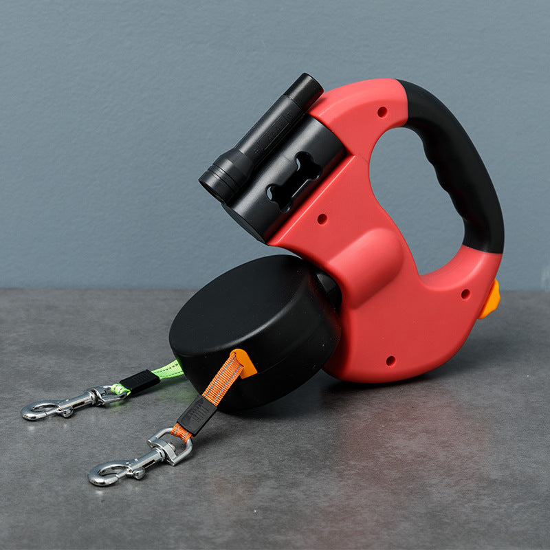 Practical Anti - Wrap Double Dog Lead