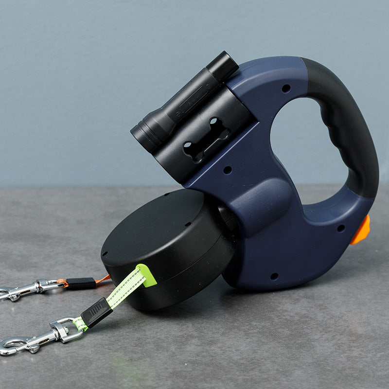 Practical Anti - Wrap Double Dog Lead