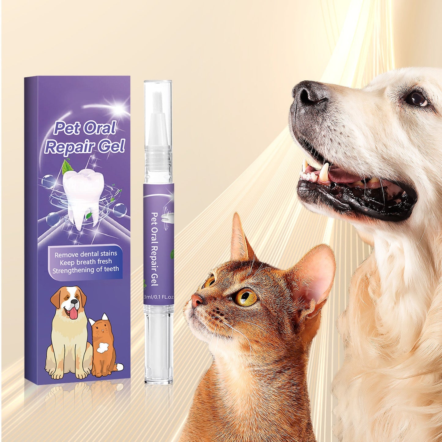 Pet Tooth Gel for Protection and Reconstruction 2 Pack