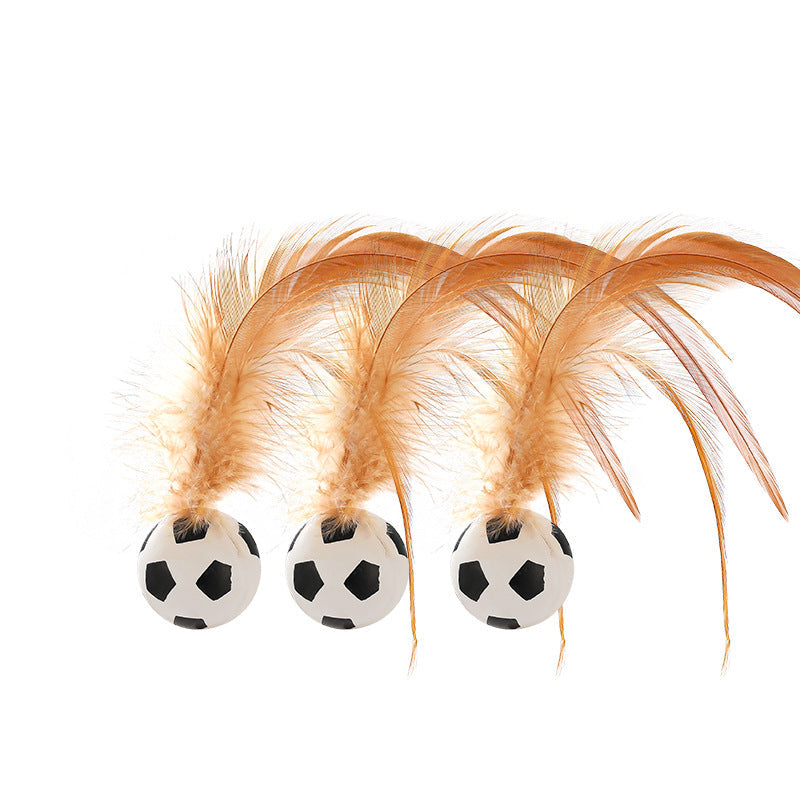 Cat Rubber Shuttlecock Toy