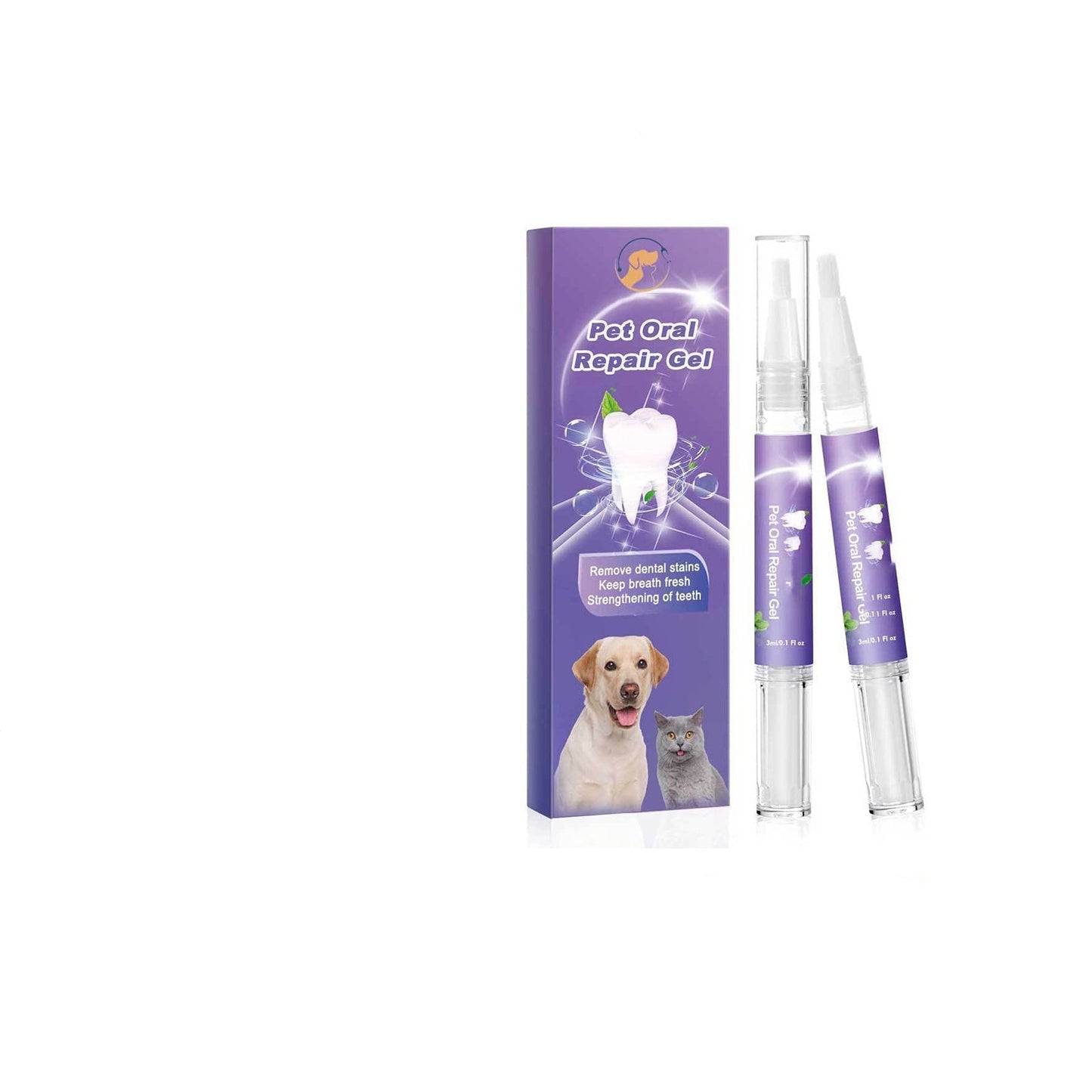 Pet Tooth Gel for Protection and Reconstruction 2 Pack