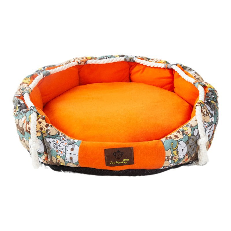 Durable Dog Bed With Pocket Function And Rope