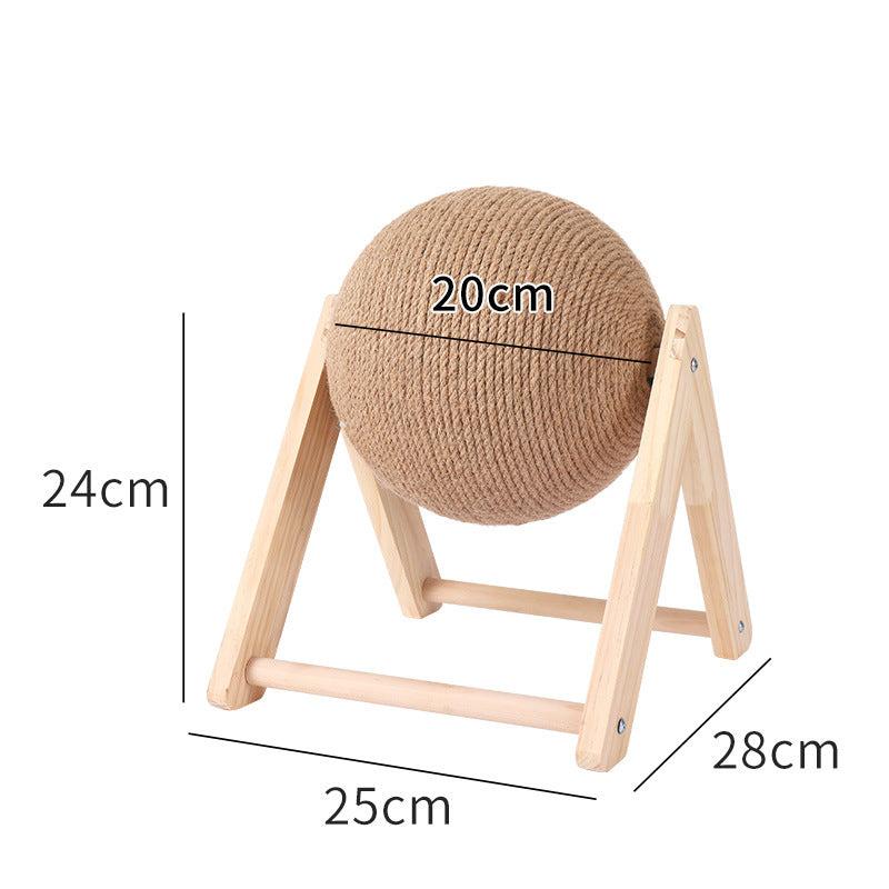 Cat Scratching Ball Made From Sisal