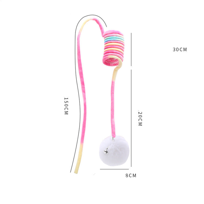 Interactive Elasticated Cat Toy