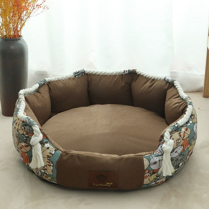 Durable Dog Bed With Pocket Function And Rope