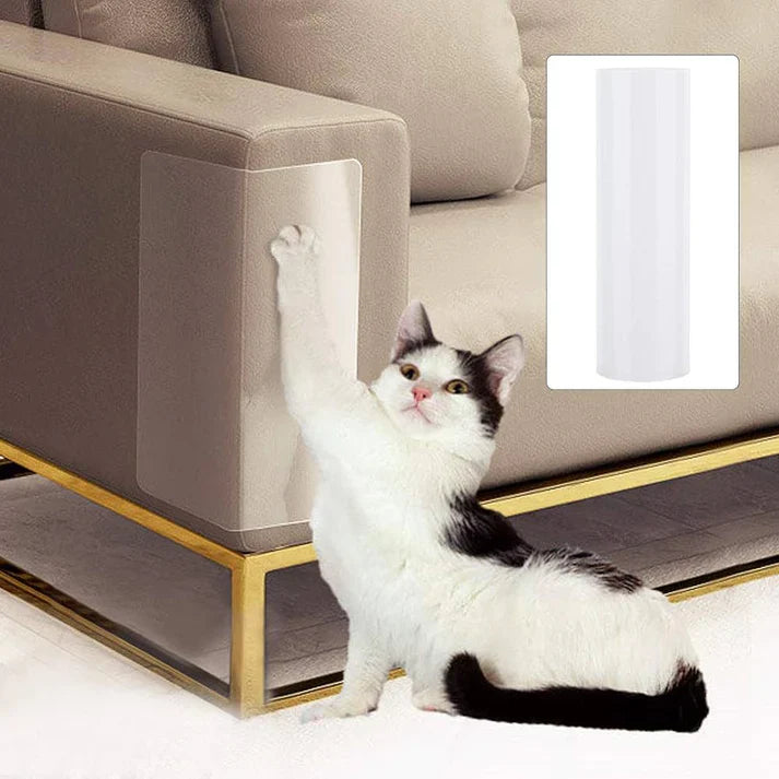 Self - Adhesive Cat Furniture Scratch Protection - Transparent