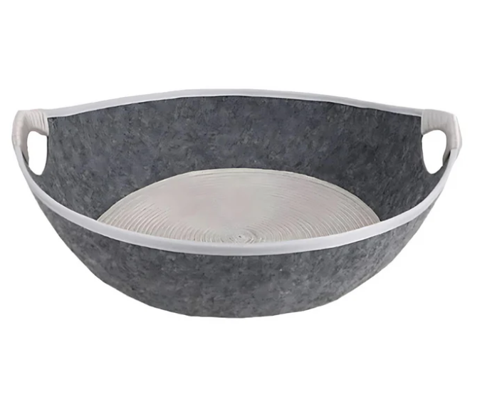 Cosy Felt Cat Bed With Carrying Handles