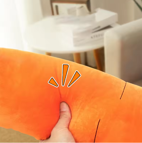 Plush Carrot For Dogs - Interactive Play And Cuddly Toy