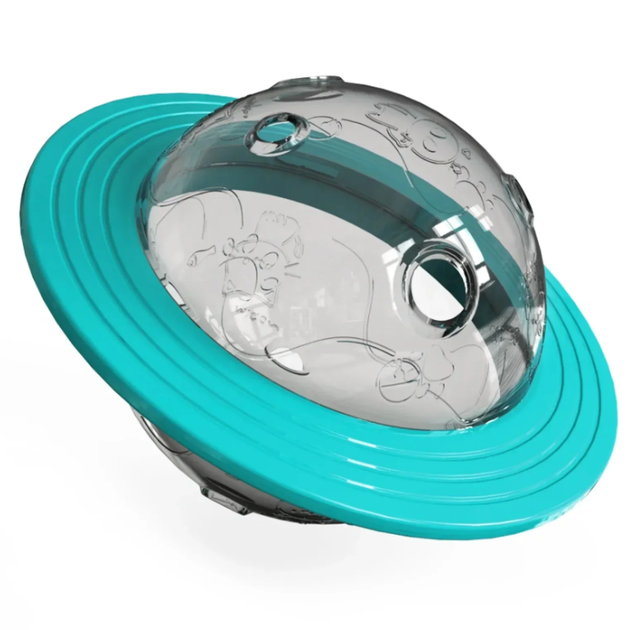 Dog Toy With Treat Dispenser And Interactivity
