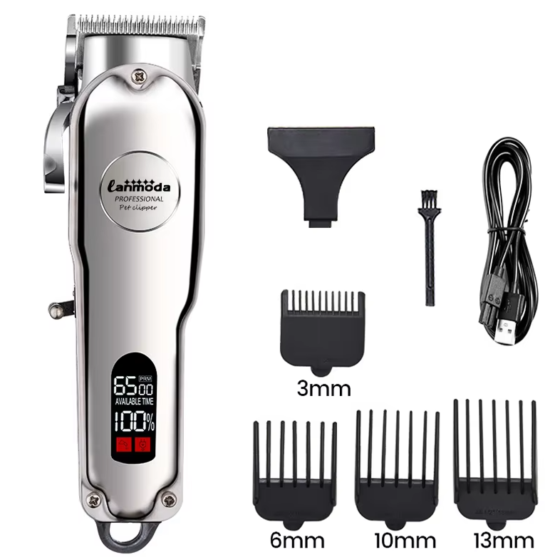 Professional Pet Hair Clipper - Cordless Trimmer For Dogs Cats