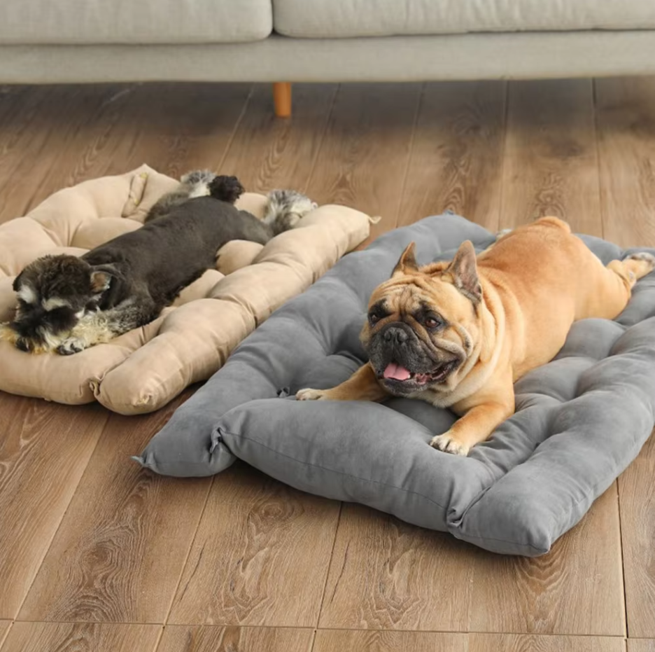 Cosy Dog Bed With Pillow - Soft Washable Pet Bed For Dogs Cats
