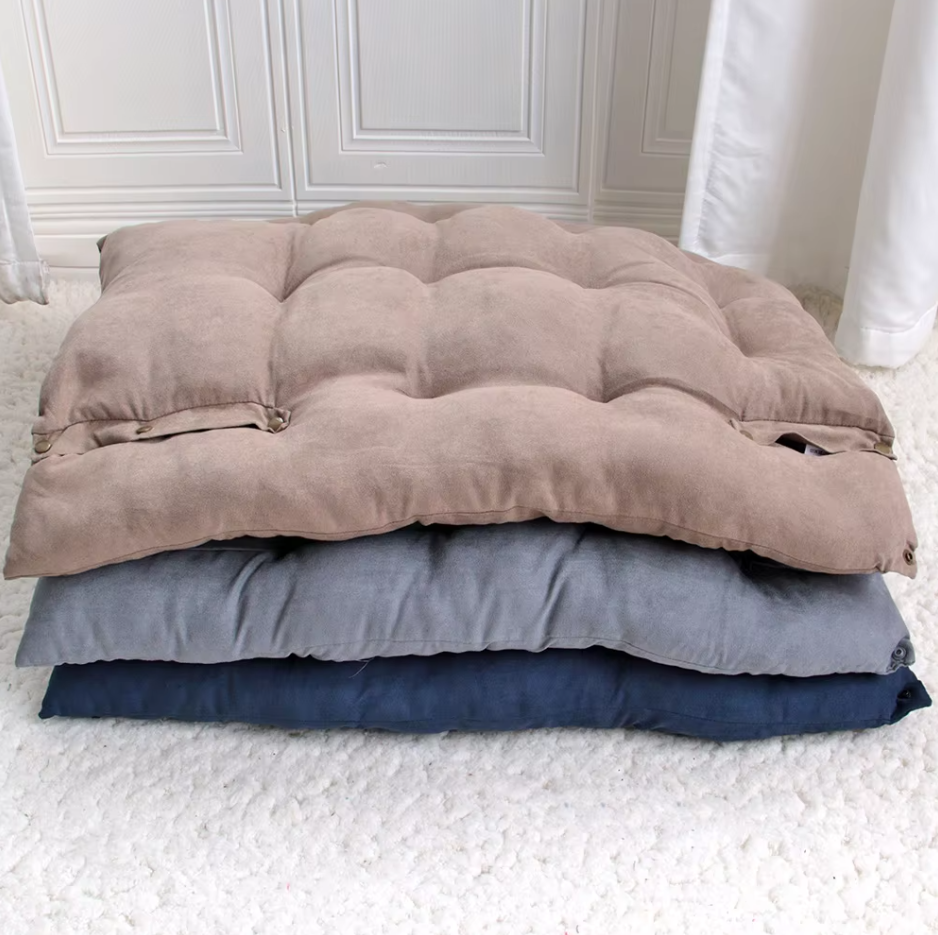 Cosy Dog Bed With Pillow - Soft Washable Pet Bed For Dogs Cats